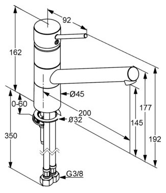 Смеситель Kludi Scope XL 339309675 для кухонной мойки
