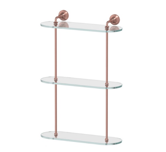 Полка 3SC Stilmar STI 617 3-х ярусная, античная медь