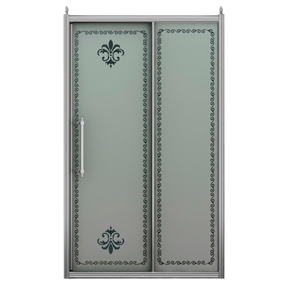 Душевая дверь в нишу Cezares RETRO-BF-1-110-PP-Cr