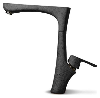 Смеситель GranFest 3923 для кухонной мойки черный