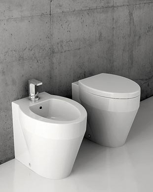 Унитаз приставной GSI Losanga 751411 белый