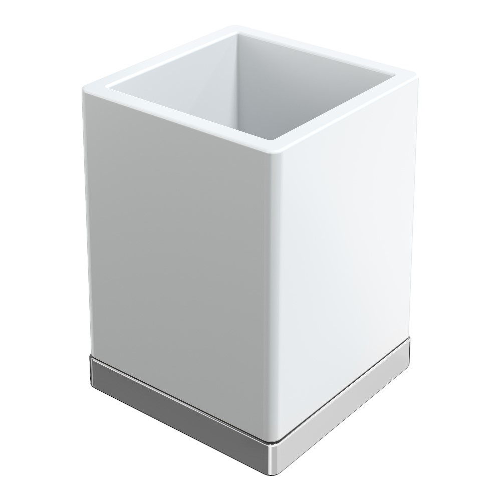 Стакан настольный Boheme Qubic Chrome 10961-CR
