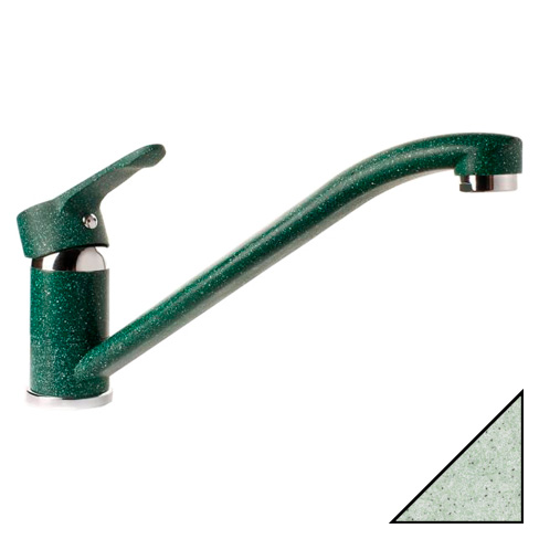 Смеситель GranFest 0123 Base для кухонной мойки салатовый