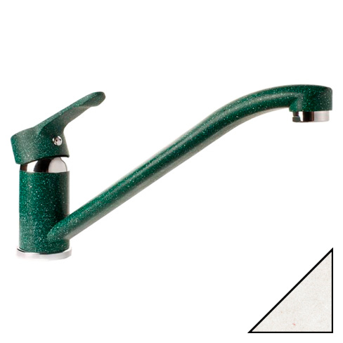 Смеситель GranFest 0123 Base для кухонной мойки белый