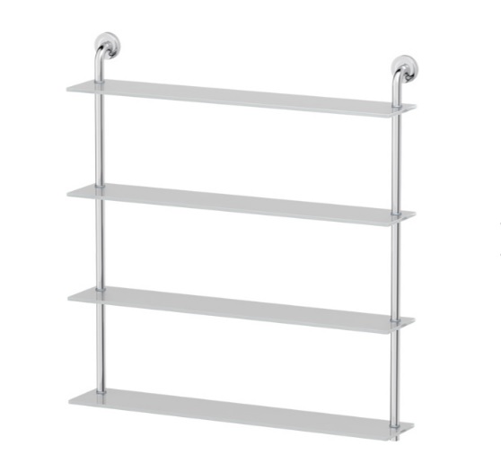 Полка Ellux Elegance ELE 051 4-х ярусная, 80 см