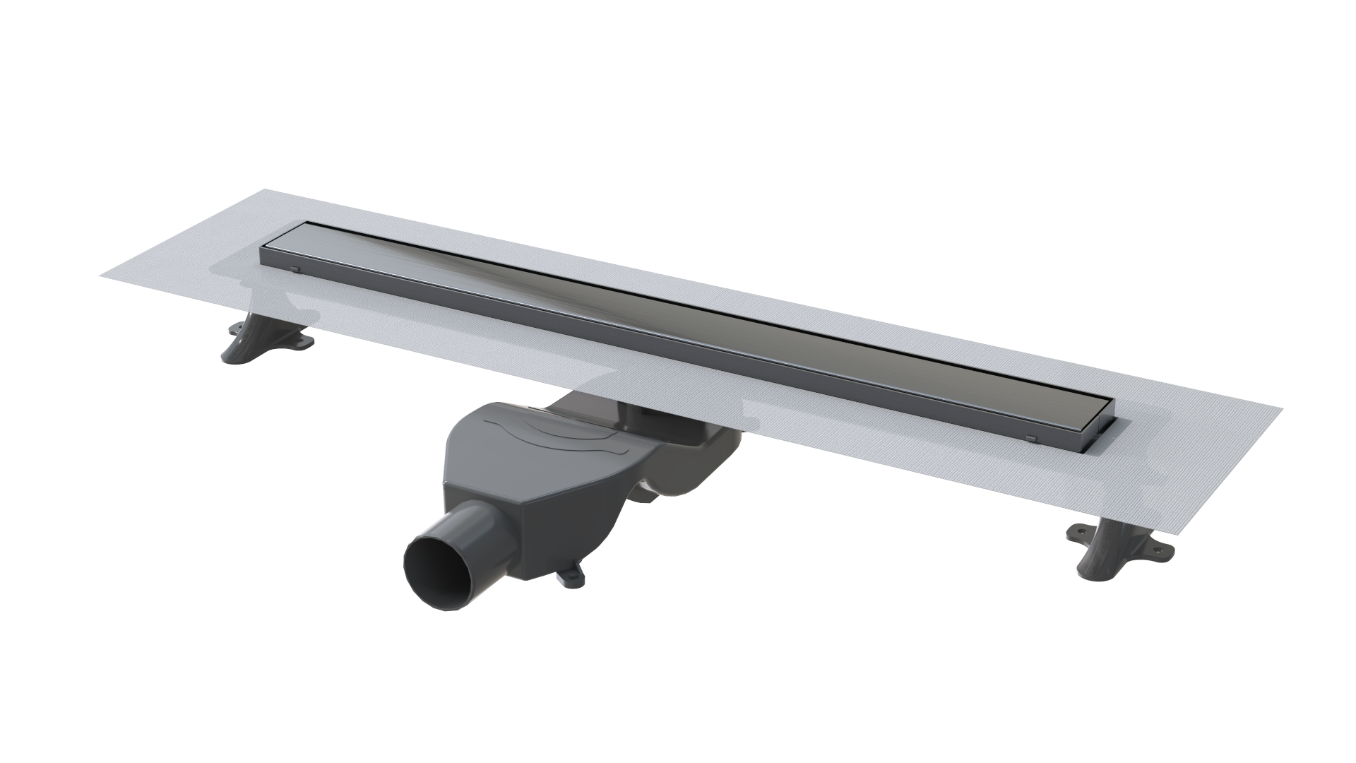 Душевой лоток Boheme Premium Linear 60см, нерж.сталь GUN METAL 982-60-GM