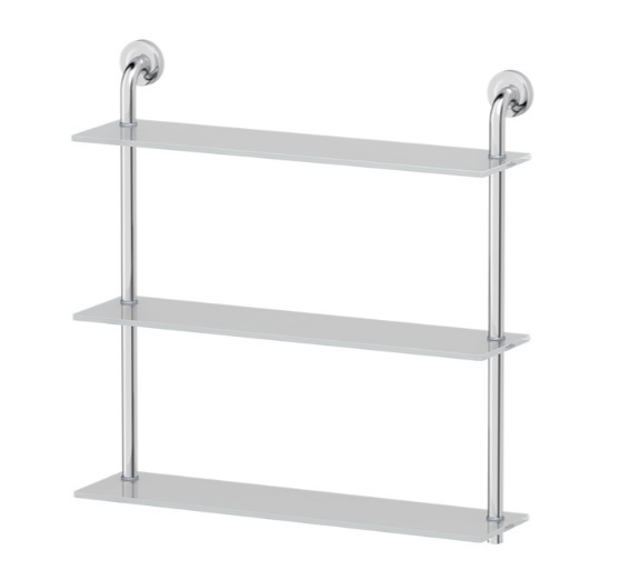 Полка Ellux Elegance ELE 043 3-х ярусная, 60 см