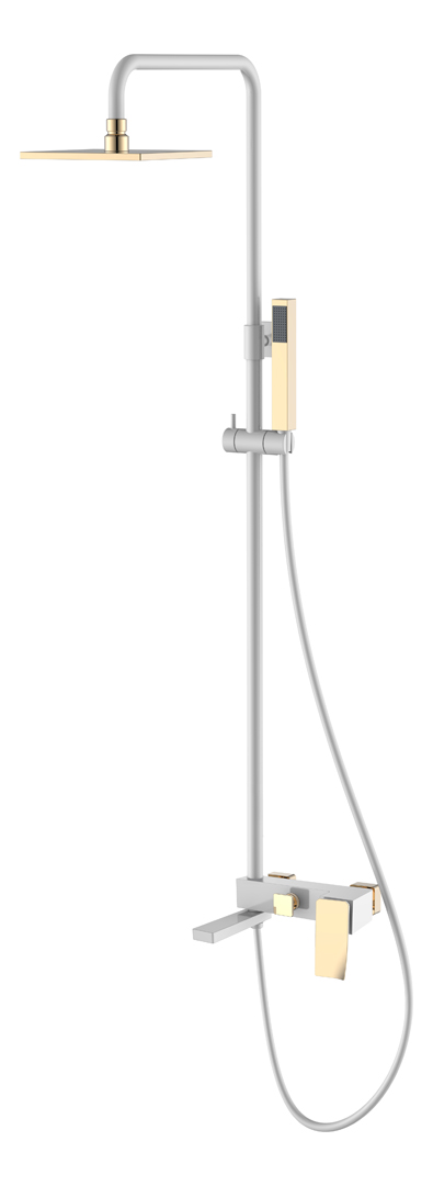 Стойка для душа Boheme Q WhiteGold.2 (комплект) 148-WG.2