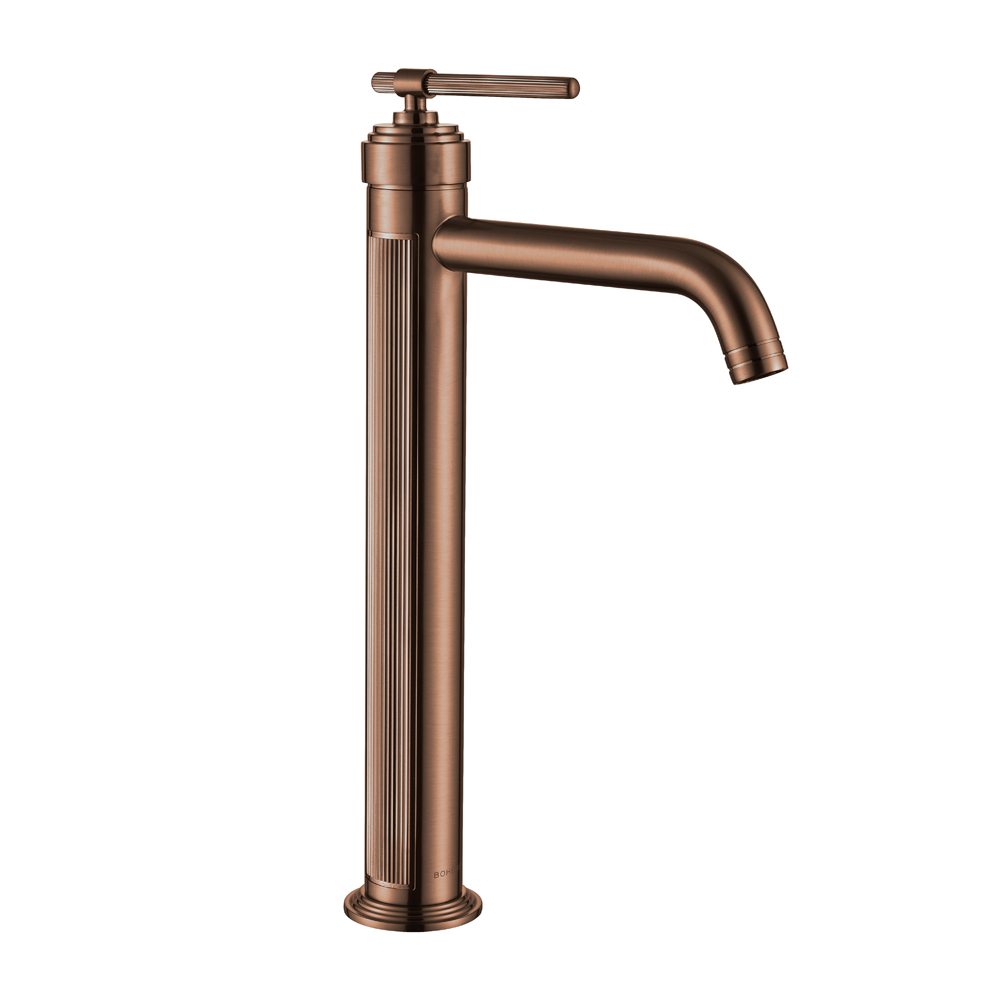 Смеситель для умывальника высокий Boheme ETERNA BRUSHED BRONZE 172-BRB
