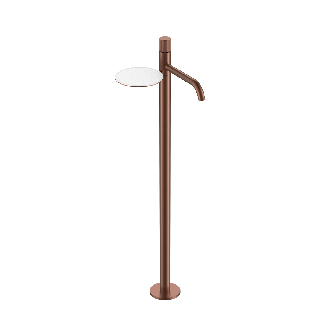Смеситель Boheme STICK напольный для умыв. BRUSHED BRONZE LINEA 120-BRB.3