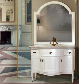 Зеркало Tiffany World 322 bianco puro