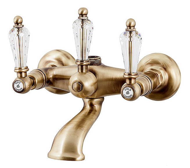 Смеситель Caprigo Adria Swarovski 01-019-vot для ванны с душем