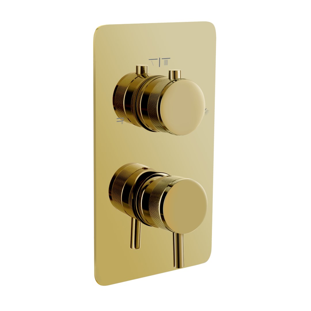 Смеситель встроенный однорычажный 3-х проходной Boheme GOLD 135-3-G