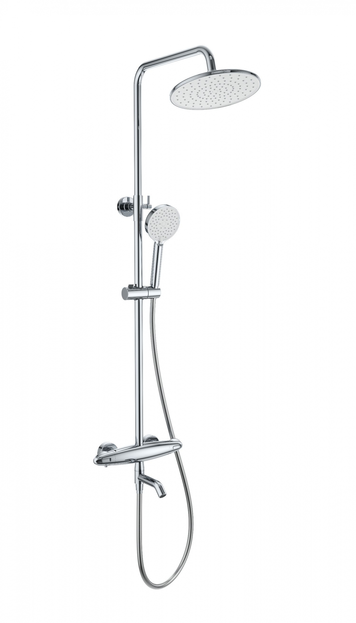 Душевая система с термостатом WONZON & WOGHAND CAPSULE, Хром WW-B3031-A1-CR