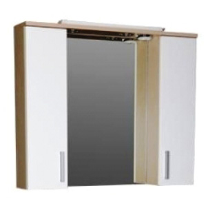 Зеркало-шкаф Aquanet Тиана 100 светлый дуб