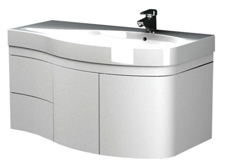 Тумба с раковиной Aquanet Опера 2-115  белая R