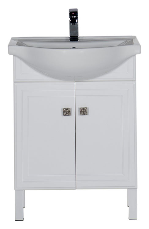 Тумба с раковиной Aquanet Стайл 65 с дверками