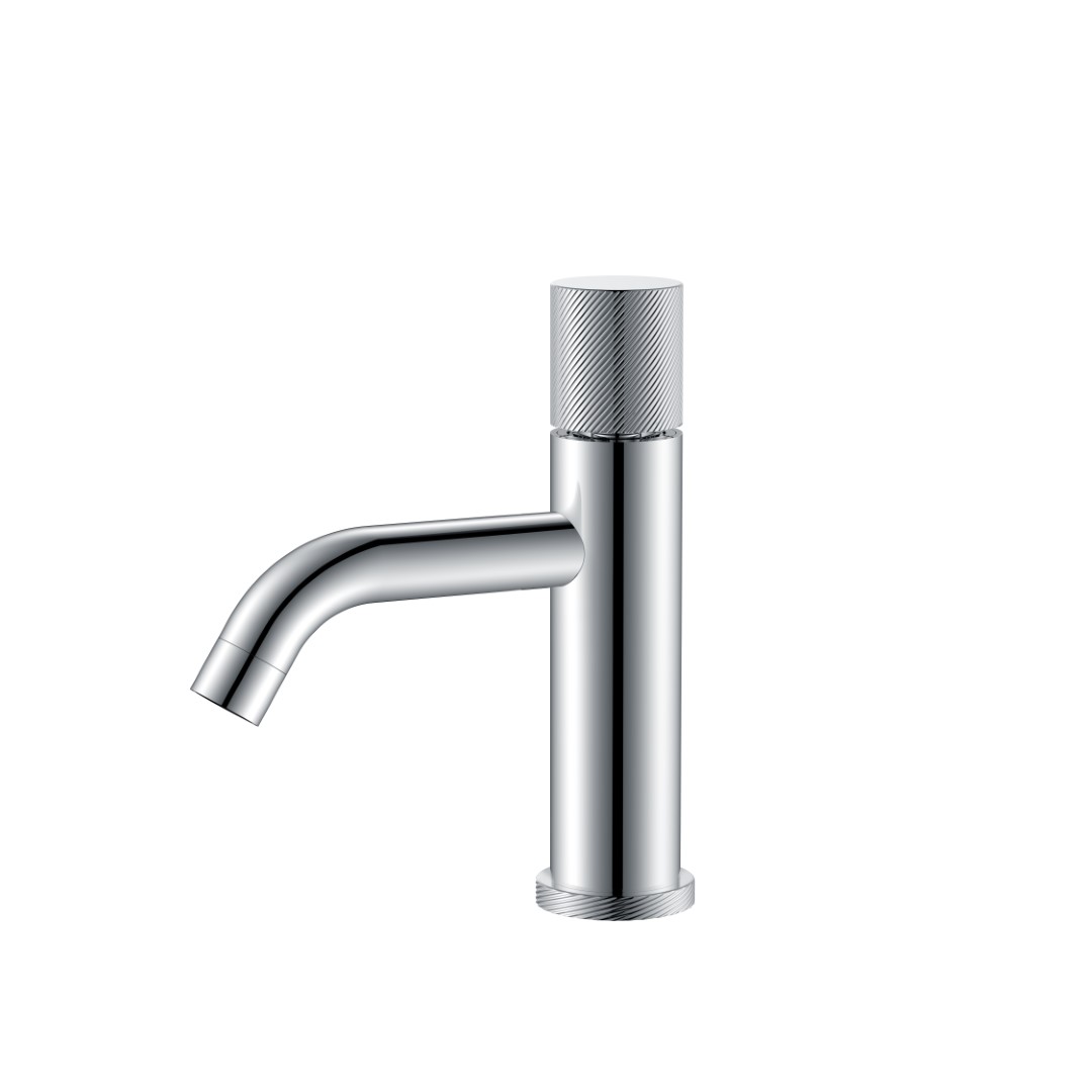 Смеситель Boheme STICK для умыв. низ. CHROME SPIRALE 121-CRCR.4