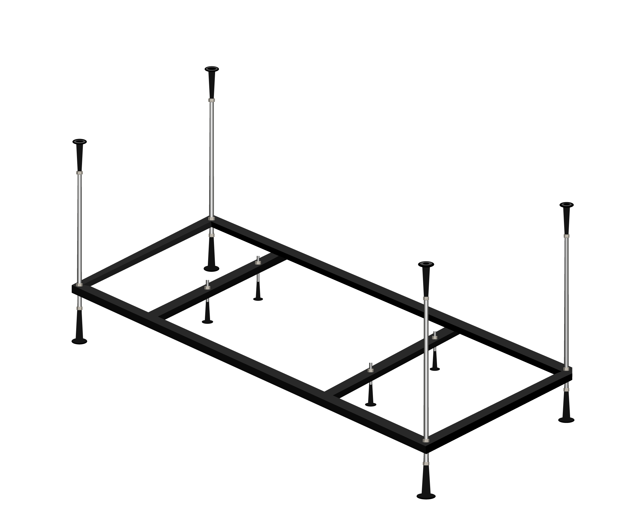 Каркас металлический для ванны NORA 160x90 L