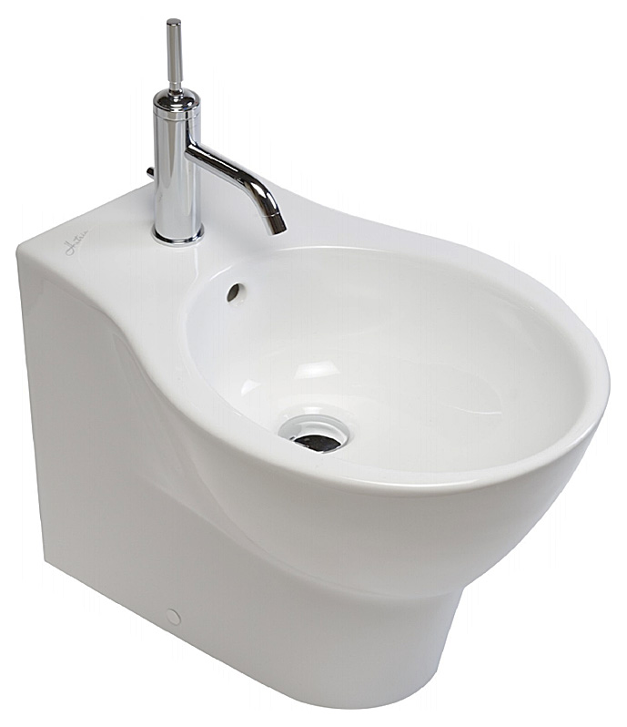 Биде напольное Hatria Nido пристенное