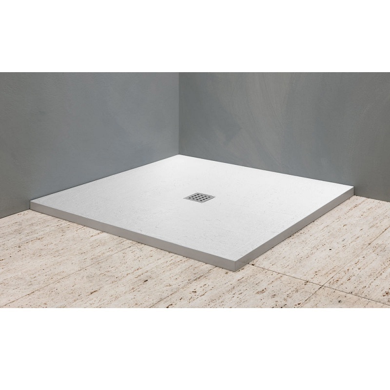 Душевой поддон Kolpa San Hora Tile Stone 90x90 white