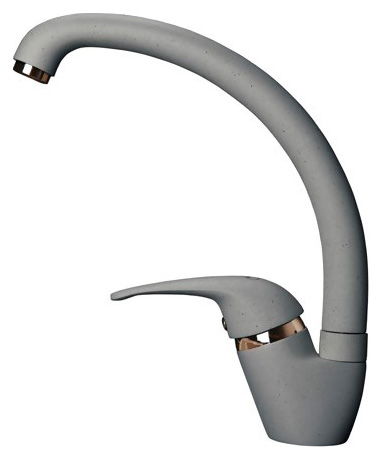 Смеситель GranFest 1024 для кухонной мойки серый