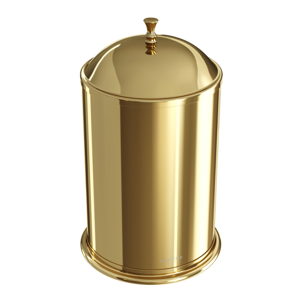 Ведро для мусора, классика Boheme Gold 10915-G