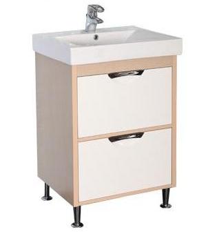 Тумба с раковиной Aquanet Гретта 50 светлый дуб