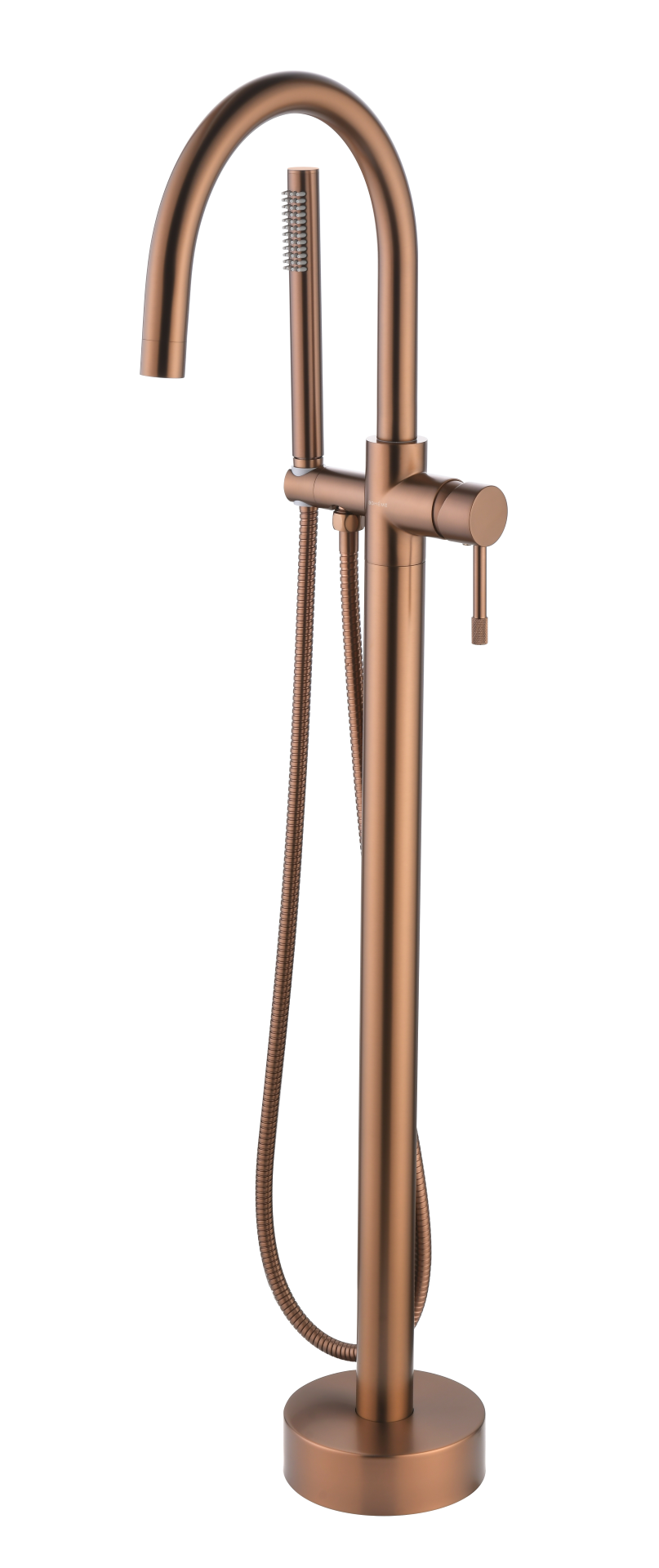 Смеситель напольный Boheme UNO WHITE Copper Brushed 469-CB