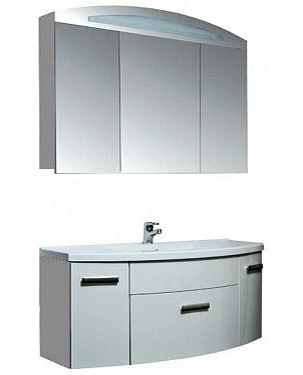 Зеркало-шкаф Aquanet Тренто 120 белый