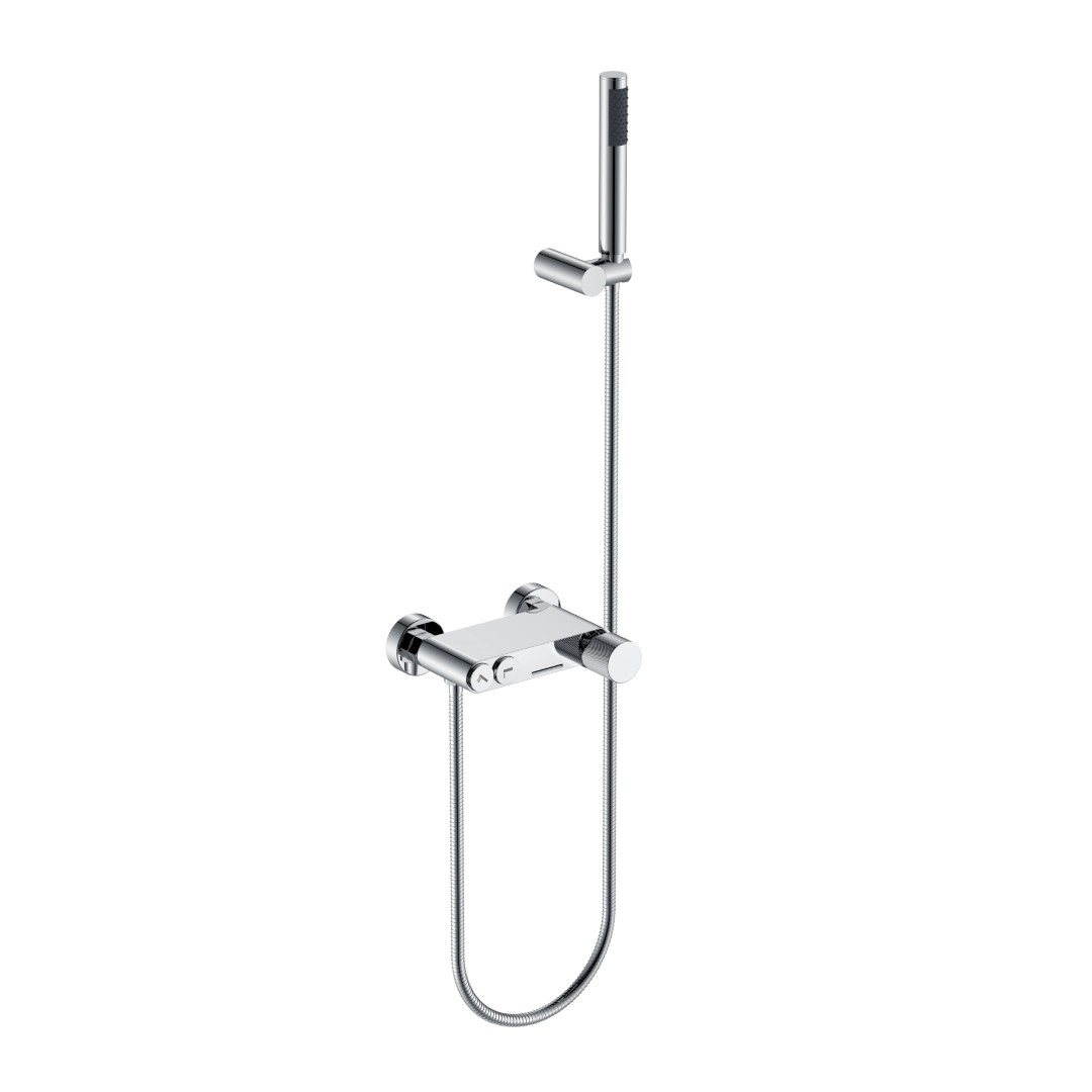 Смеситель Boheme STICK для ванны CHROME SPIRALE 123-CRCR.4