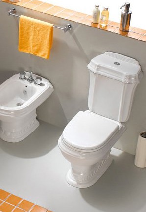 Чаша для унитаза-компакта Cezares King Palace CZR-163-T