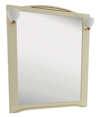 Зеркало Aquanet Луис 110 бежевое