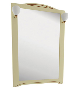 Зеркало Aquanet Луис 80 бежевое