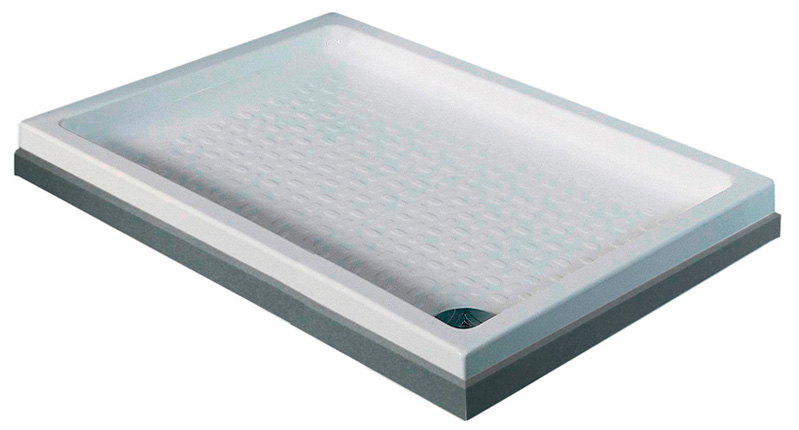 Поддон для душа Novellini Olympic 100x80 см полувстраиваемый