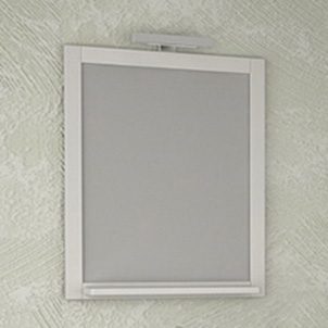 Зеркало ASB-Mebel Римини 60 белая патина серебро