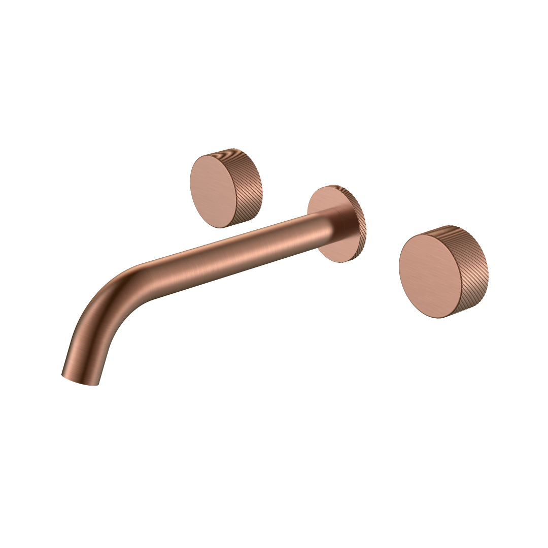 Смеситель из стены Boheme STICK SPIRALE на 3 отв. COPPER BRUSHED 152-2-CB.4
