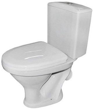 Унитаз-компакт Santeri Вест крап на белом