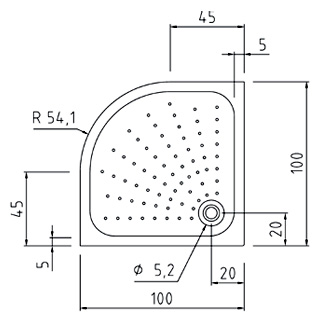 Поддон для душа Samo Classic D2100