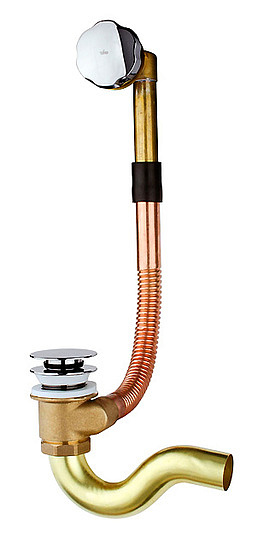 Слив перелив Timo 8004 chrome