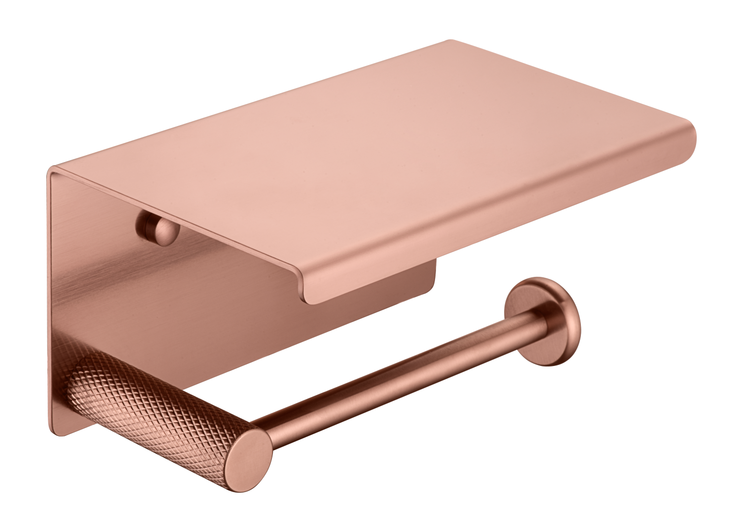 Держатель туалетной бумаги с крышкой Boheme UNO COPPER BRUSHED 10971-CB