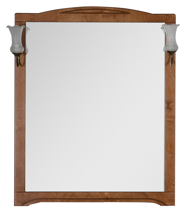 Зеркало Aquanet Луис 90 NEW темный орех