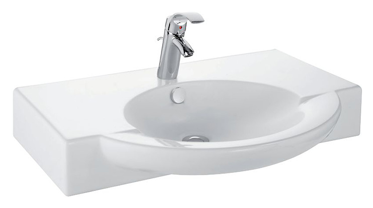 Раковина Jacob Delafon Presquile E1343 полувстраиваемая