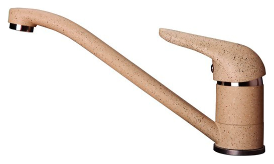 Смеситель GranFest 2124 Base для кухонной мойки песочный