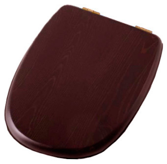 Крышка-сиденье Cezares Primo CZR-166W-S-G с микролифтом, петли золото