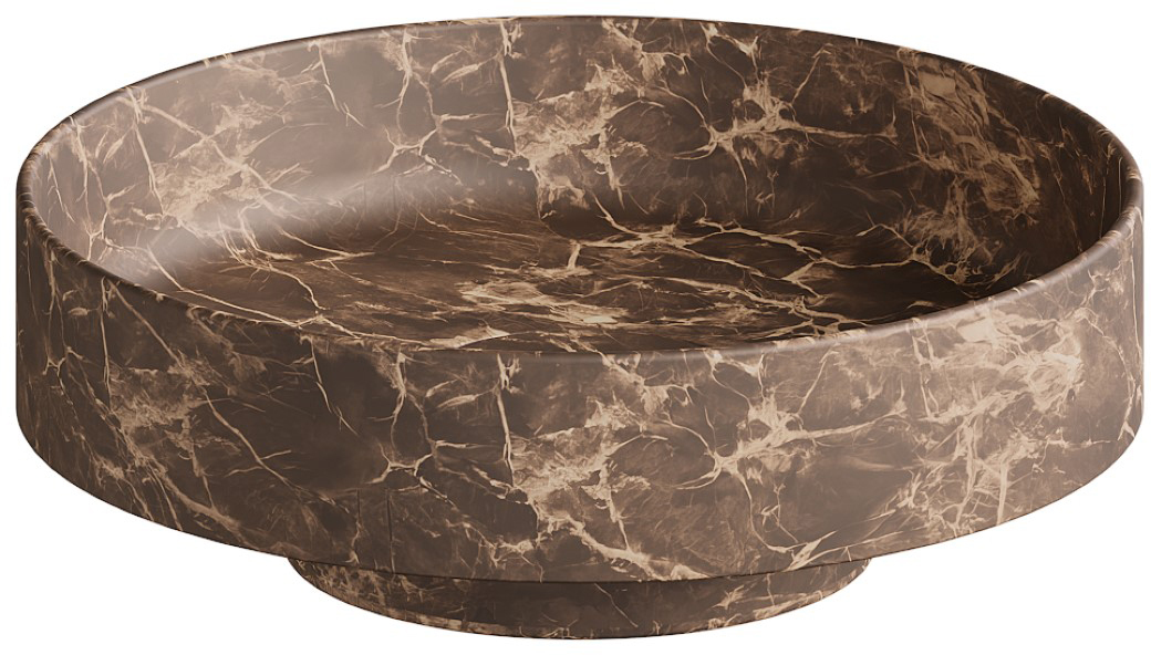 Столешница стекло 110см моноблок Boheme BLACK 852-110-B