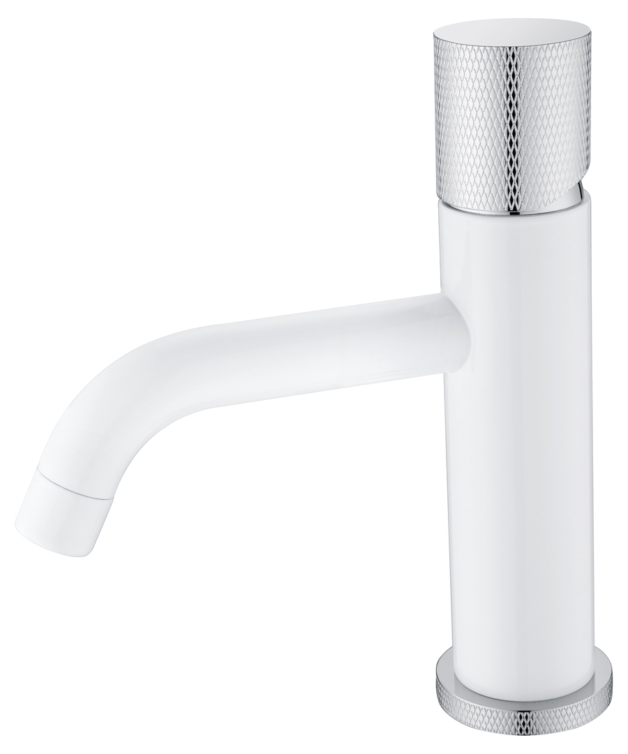 Смеситель Boheme STICK для умыв. низ. WHITE TOUCH CHROME (комплект) 121-WCR.2