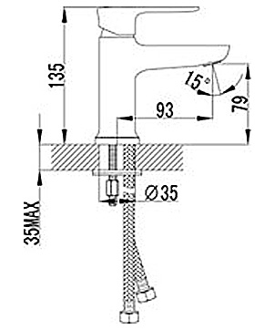 Смеситель Lemark Basis LM3606C для раковины