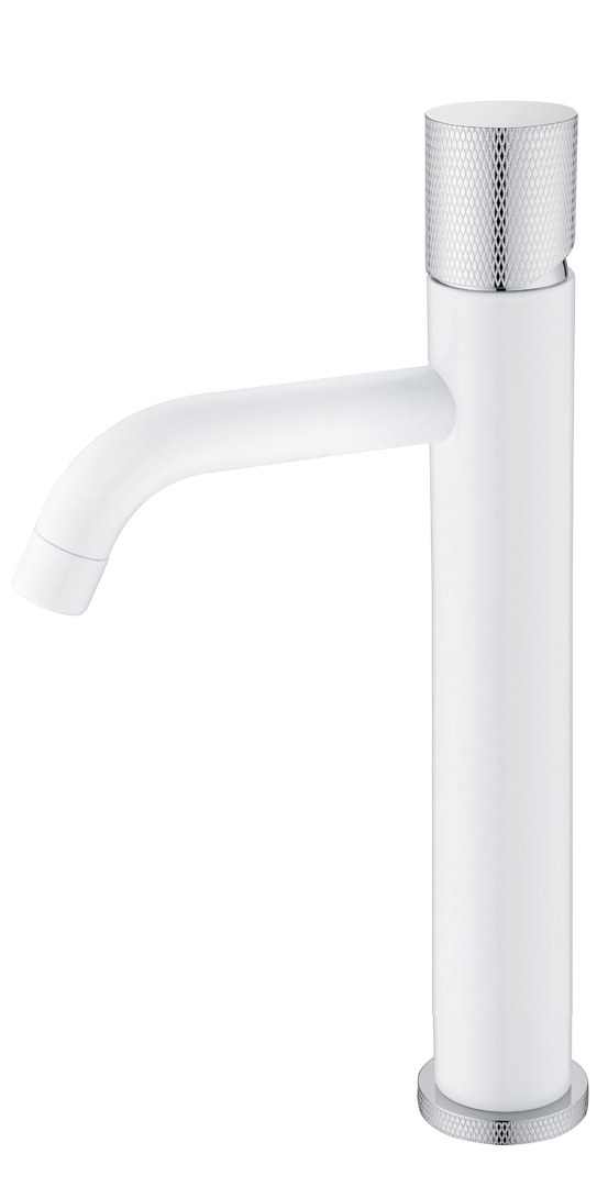 Смеситель Boheme STICK для умыв. выс. WHITE TOUCH CHROME (комплект) 122-WCR.2
