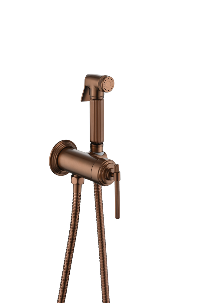 Смеситель гигиенический, Boheme ETERNA BRUSED BRONZE 177-BRB